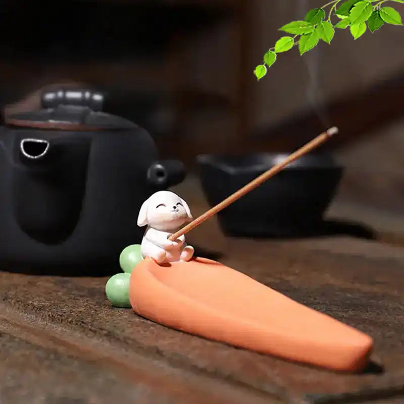 Lovely Cartoon Animals Resin Incense Holder - Incense Stick Tray For Home Decor