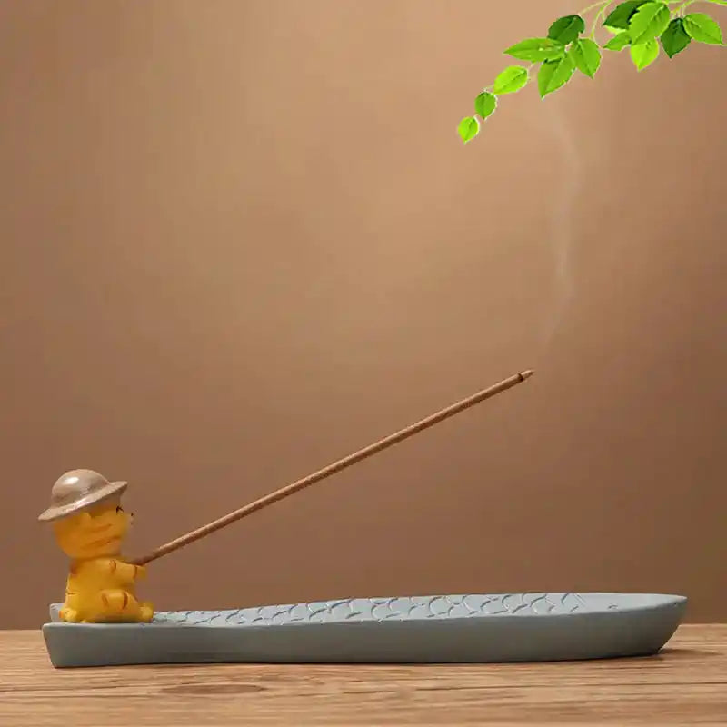 Lovely Cartoon Animals Resin Incense Holder - Incense Stick Tray For Home Decor