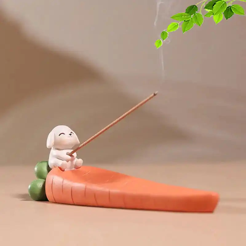 Lovely Cartoon Animals Resin Incense Holder - Incense Stick Tray For Home Decor