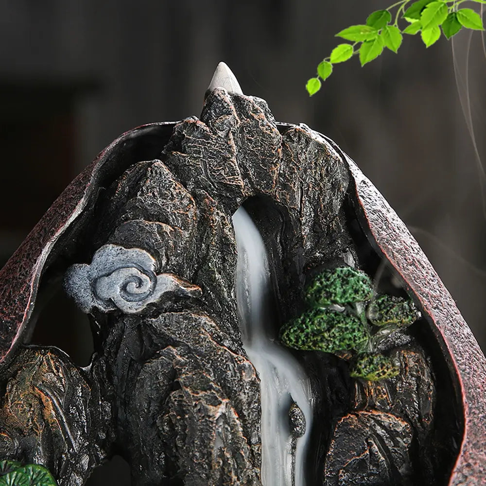 Mountain River Smoke Waterfall Backflow Incense Burner Creative Home Decor