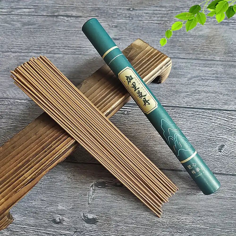 Bâtonnets d'encens Zen chinois en forme de cœur - Bois d'agar et bois de santal naturels, 40 bâtonnets pour le yoga et la méditation