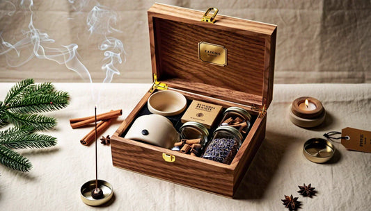 Incvee - Holiday gift set: curated incense holders and starter blends