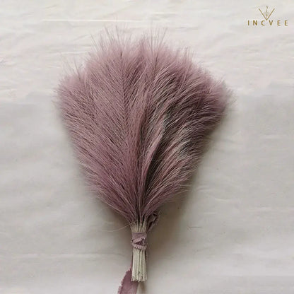 10/30 Stück 42 cm Mini-Kunstgras (Pampasgras) – Boho-Chic, flauschige Halme, warme, zeitlose Oase, Tischgröße
