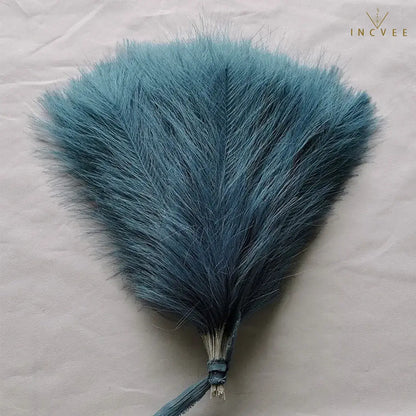 10/30 Stück 42 cm Mini-Kunstgras (Pampasgras) – Boho-Chic, flauschige Halme, warme, zeitlose Oase, Tischgröße