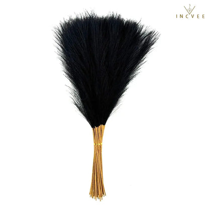 20 Stück 55 cm langes künstliches Pampasgras – Boho-Chic, farbenfrohe Schilfhalme, warme, zeitlose Oase, flauschige, nicht haarende Halme