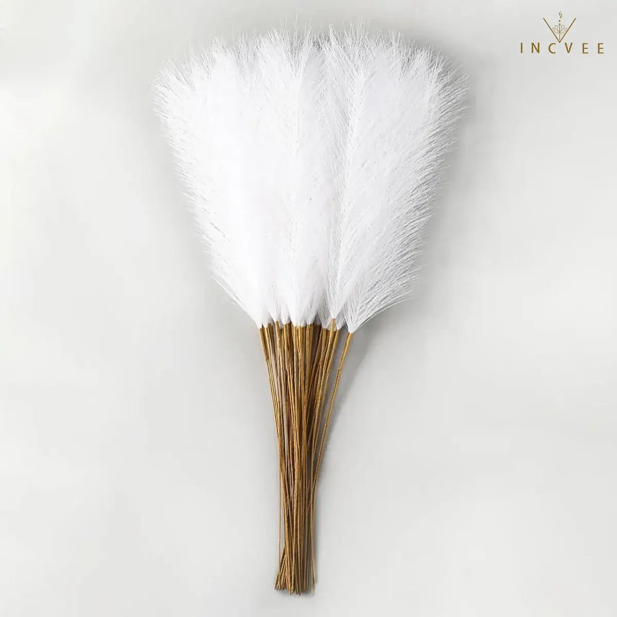20 Stück 55 cm langes künstliches Pampasgras – Boho-Chic, farbenfrohe Schilfhalme, warme, zeitlose Oase, flauschige, nicht haarende Halme