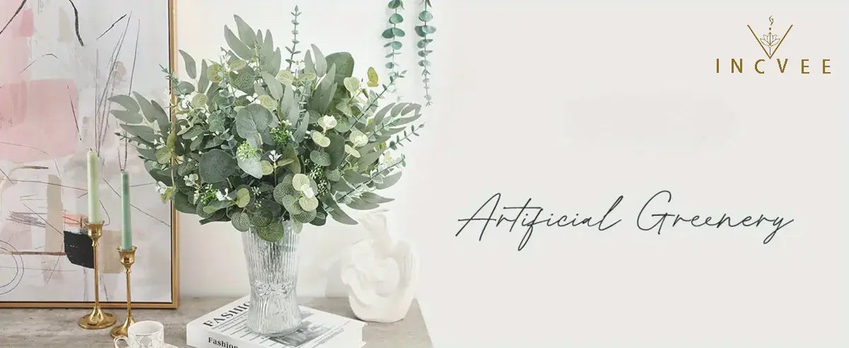 20 künstliche Eukalyptuszweige (gemischt) – 4 Sorten, biegsam, minimalistisch