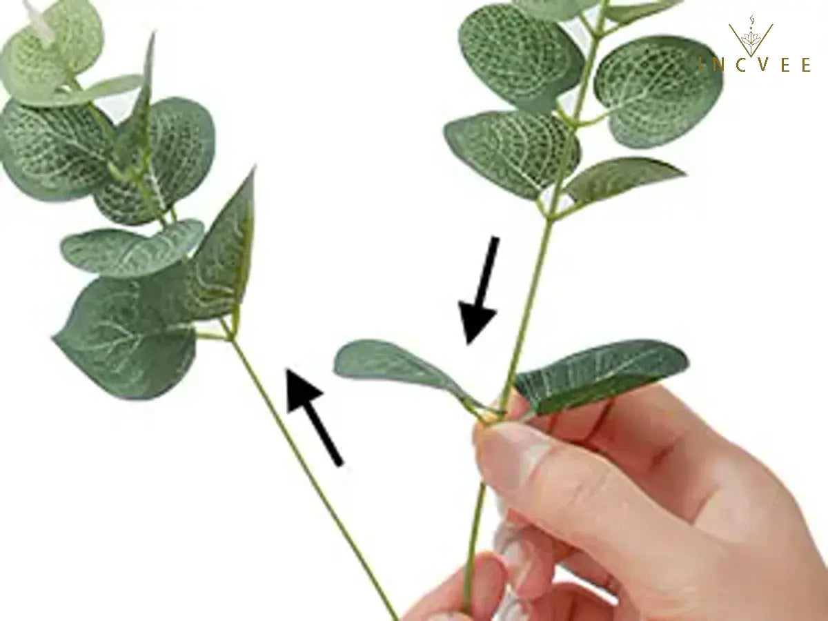 20 künstliche Eukalyptuszweige (gemischt) – 4 Sorten, biegsam, minimalistisch