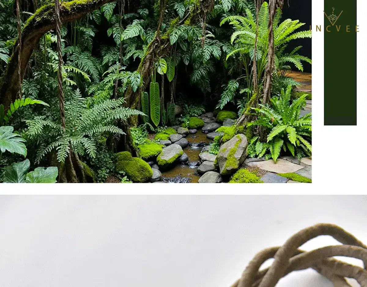 99 cm lange, rustikale Efeuranke aus künstlichem Rattan – flexibler, brauner Kletterast für DIY-Kränze und Dekorationen