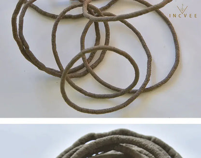 99 cm lange, rustikale Efeuranke aus künstlichem Rattan – flexibler, brauner Kletterast für DIY-Kränze und Dekorationen