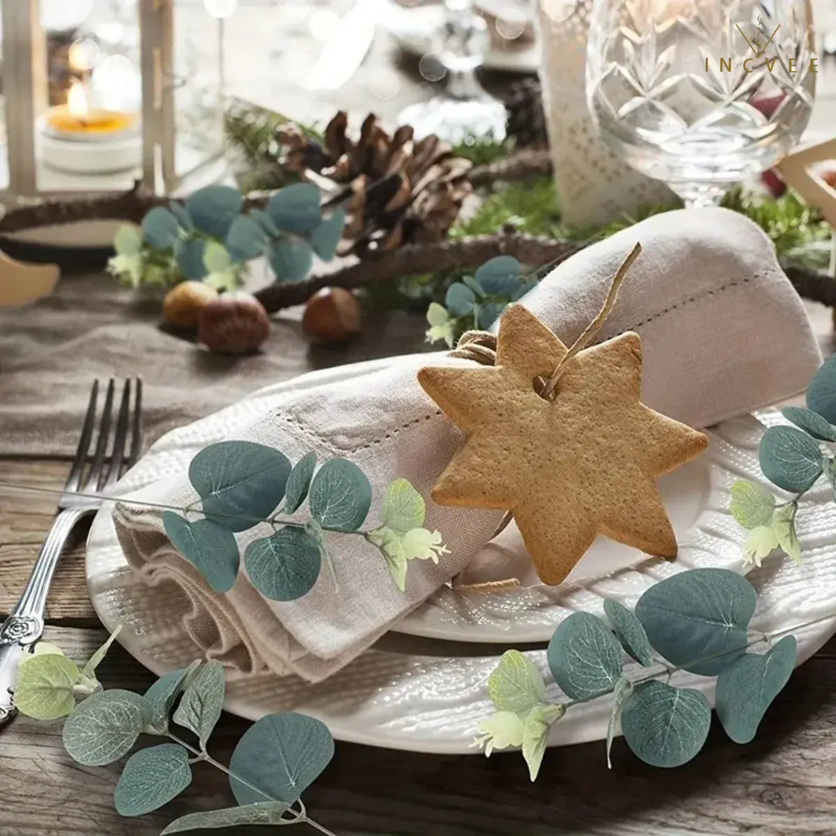 Künstlicher Eukalyptus in 4 verschiedenen Ausführungen – Silberdollar-Blatt, Babyblaues Blatt, biegsame Drahtstiele, 5/10/20 Stück