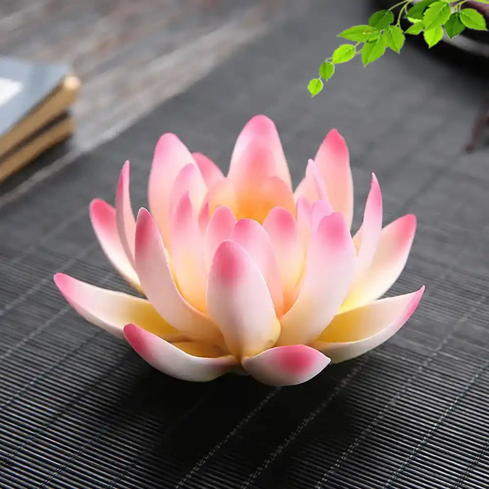 Ceramic Handicraft Lotus Incense Holder - Zen Lotus Incense Tray Ornaments