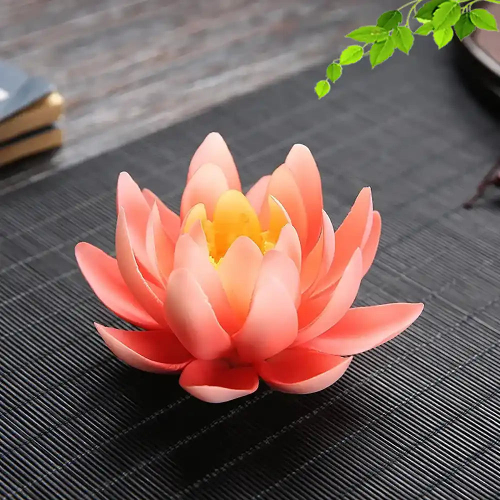 Ceramic Handicraft Lotus Incense Holder - Zen Lotus Incense Tray Ornaments