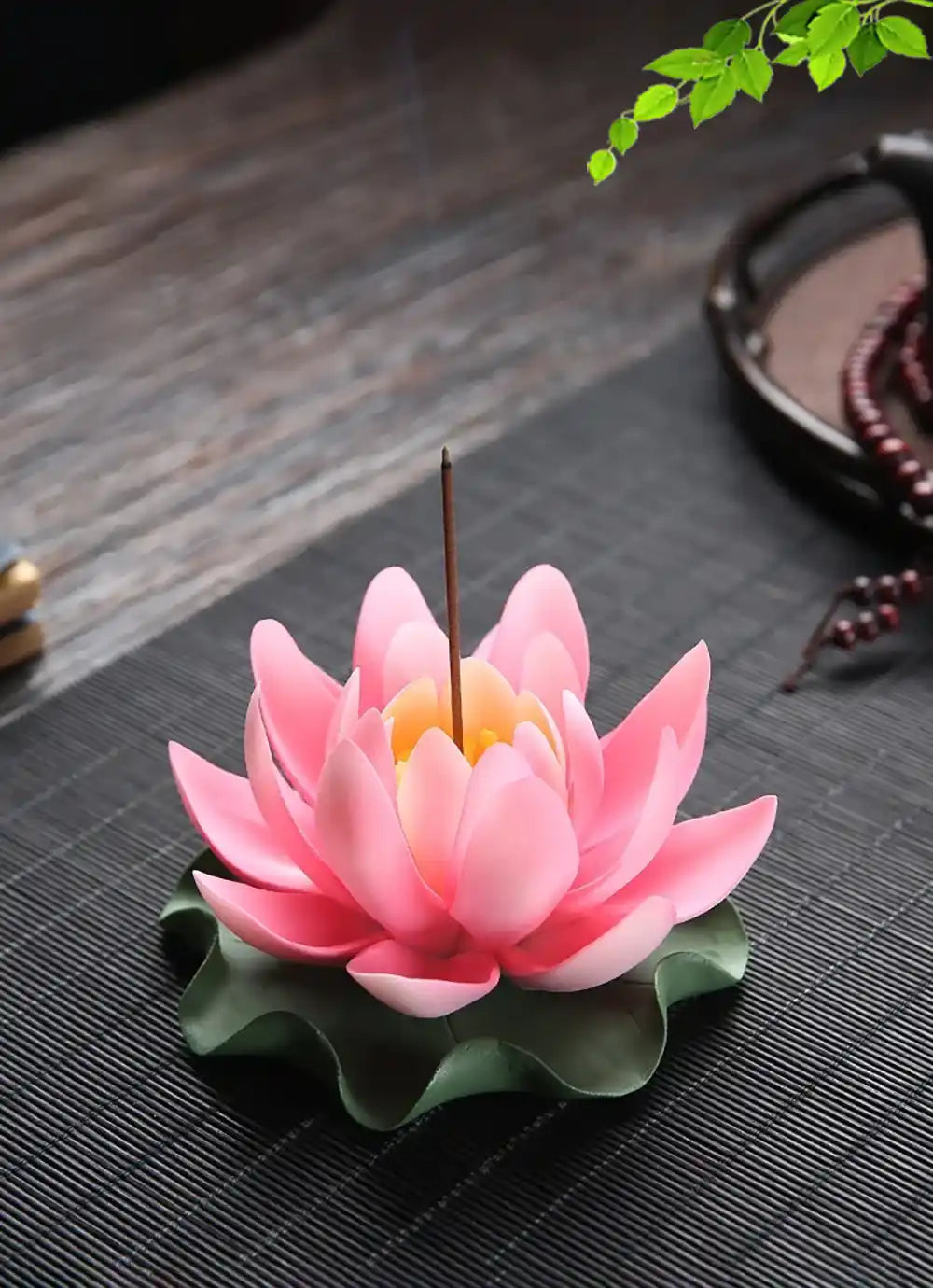 Ceramic Handicraft Lotus Incense Holder - Zen Lotus Incense Tray Ornaments