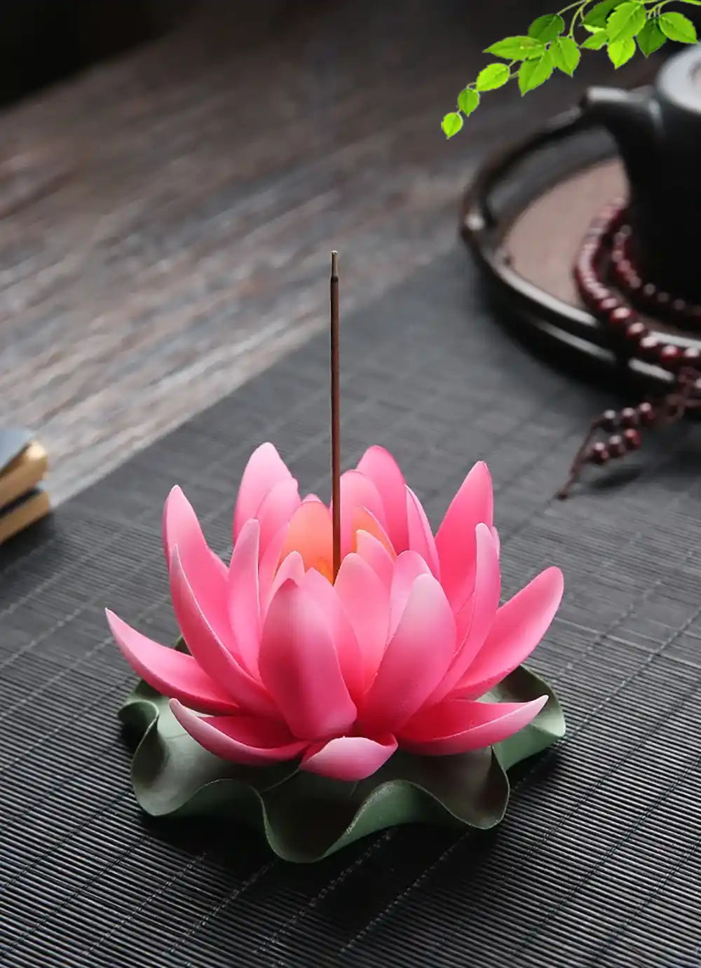 Ceramic Handicraft Lotus Incense Holder - Zen Lotus Incense Tray Ornaments