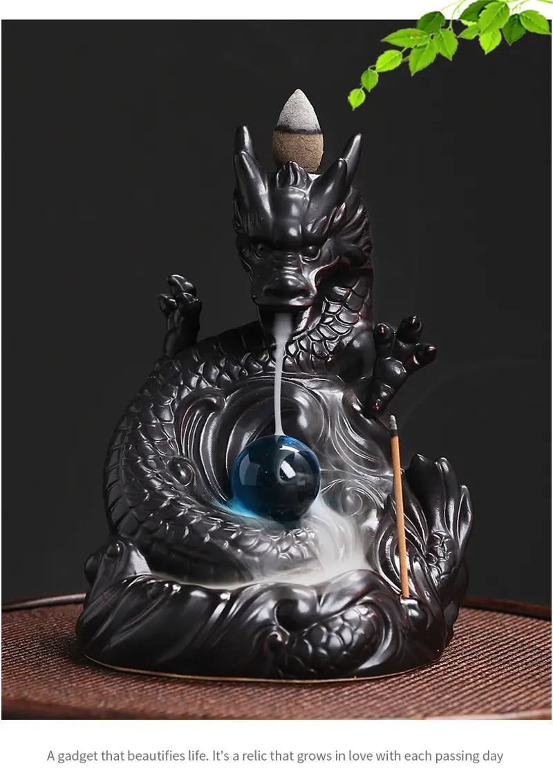 Dragon Ball Imperial Dragon Incense Burner Ceramic Waterfall Incense Burner