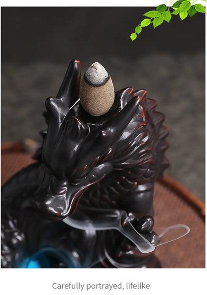 Dragon Ball Imperial Dragon Incense Burner Ceramic Waterfall Incense Burner