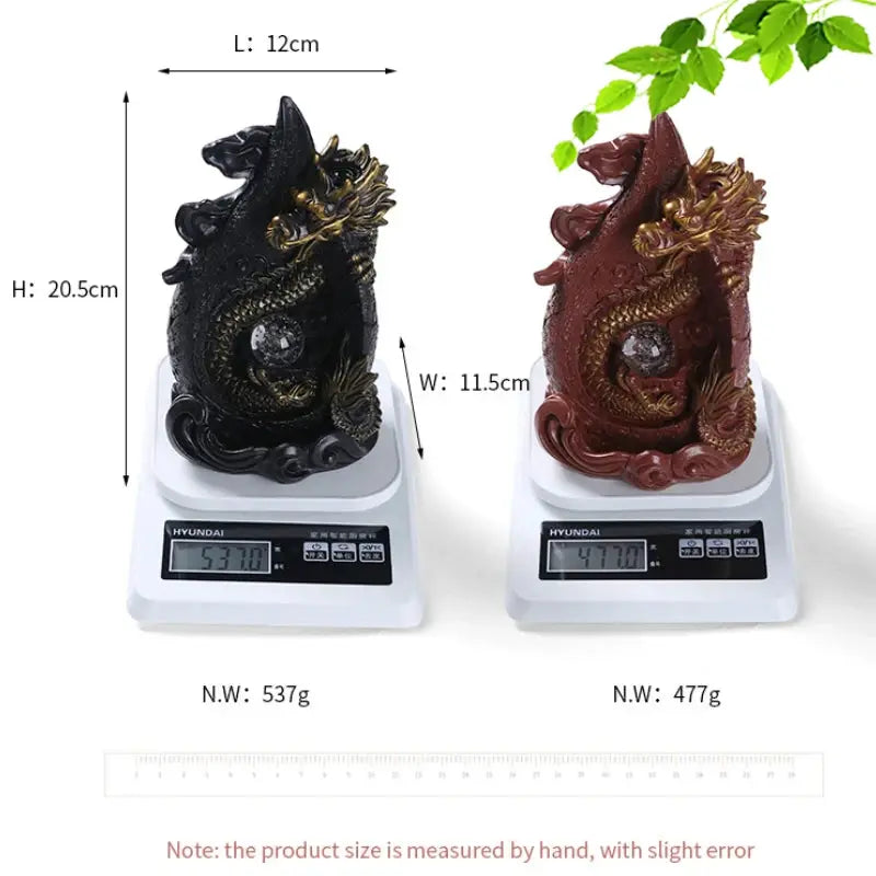 Dragon's Whisper LED Dragon Incense Burner Resin Waterfall Incense Burner