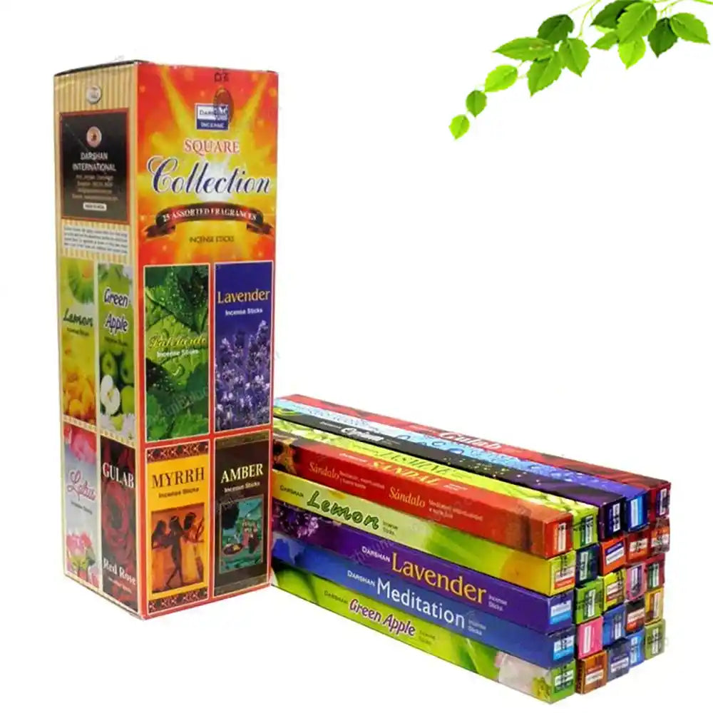 GR Indian Incense Sticks - 10/25 boxes/pack White Sage Coconut Dragon Blood