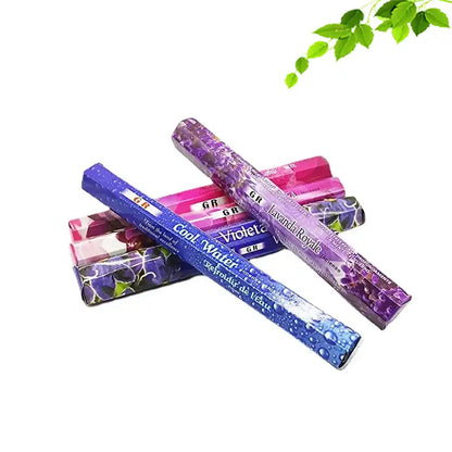 GR Indian Incense Sticks - 20 Sticks Fengshui Palo Santo Coconut Sandalwood Jasmine