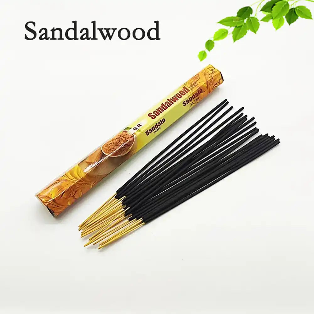 GR Indian Incense Sticks - 20 Sticks Fengshui Palo Santo Coconut Sandalwood Jasmine