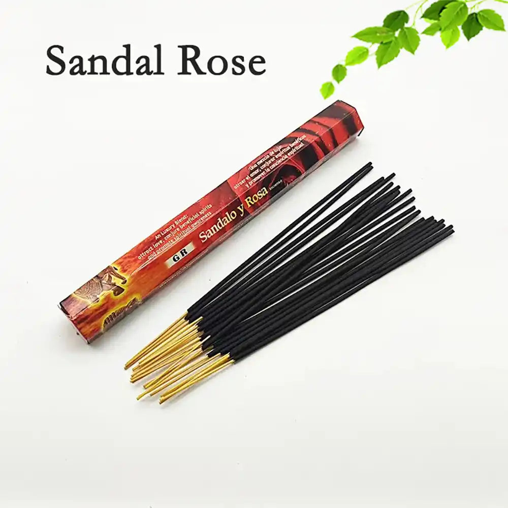 GR Indian Incense Sticks - 20 Sticks Fengshui Palo Santo Coconut Sandalwood Jasmine