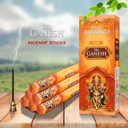 GR Indian Incense Sticks - 20 Sticks Sandalwood Red Rose Forest Dragon Blood