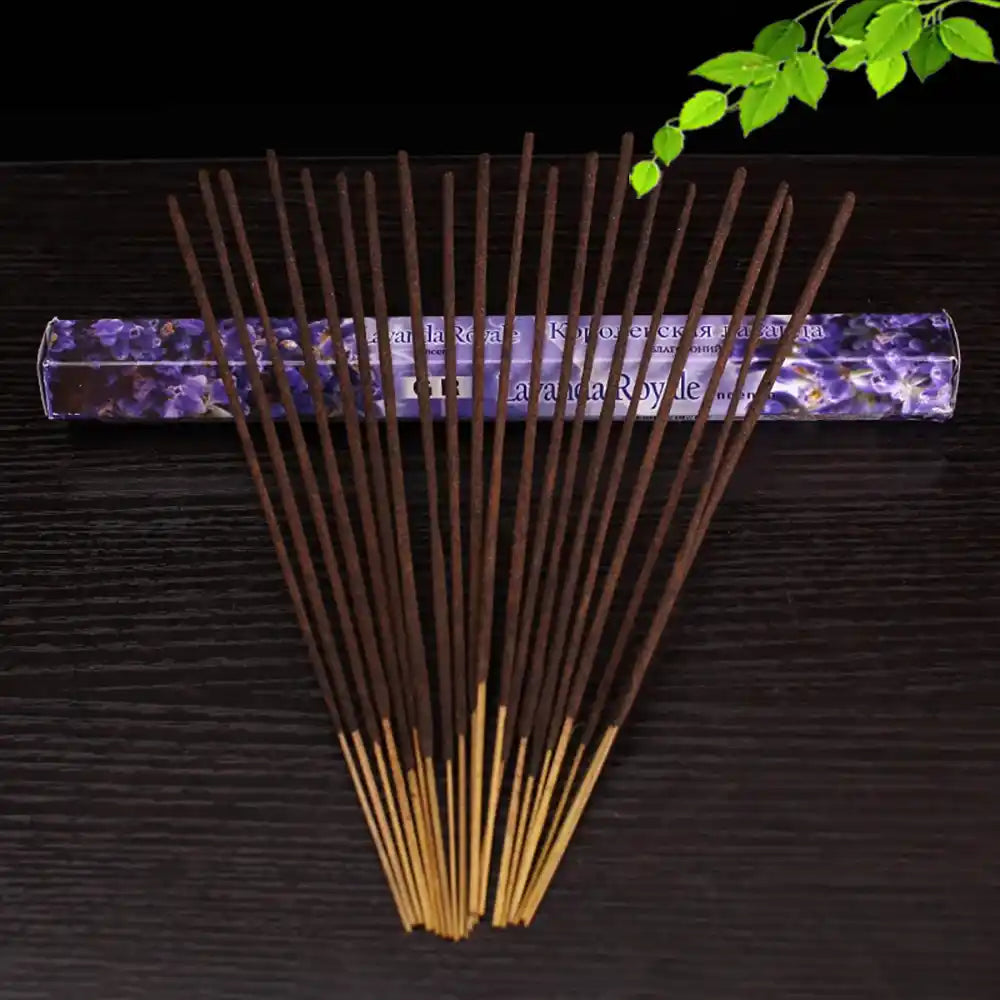 GR Indian Incense Sticks - 20 Sticks White Sage Meditation Lavender Yoga