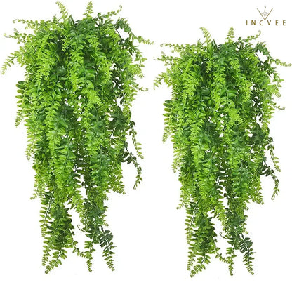 Hängender künstlicher Efeu – 7 verschiedene Designs, UV-beständiges Rankgrün, Wanddekoration, 90 cm