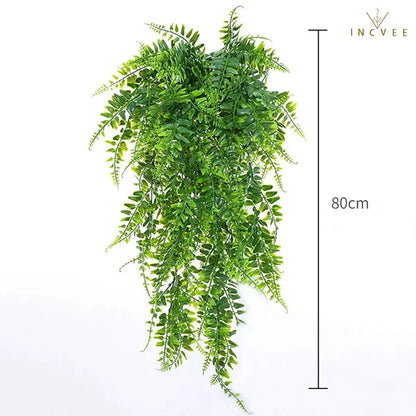 Hängender künstlicher Efeu – 7 verschiedene Designs, UV-beständiges Rankgrün, Wanddekoration, 90 cm