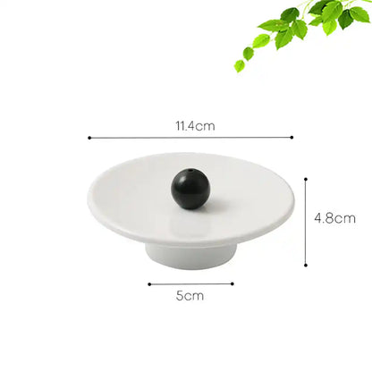 Japanese Modern Minimalist Resin Incense Holder - Plate and Fruit Shape