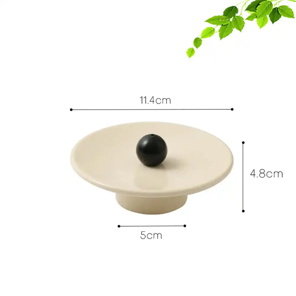 Japanese Modern Minimalist Resin Incense Holder - Plate and Fruit Shape