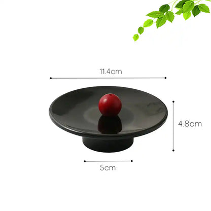 Japanese Modern Minimalist Resin Incense Holder - Plate and Fruit Shape