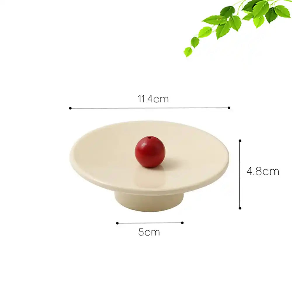 Japanese Modern Minimalist Resin Incense Holder - Plate and Fruit Shape