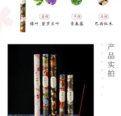 Japanese Premium Natural Incense Sticks - 14/21CM For Yoga & Meditation