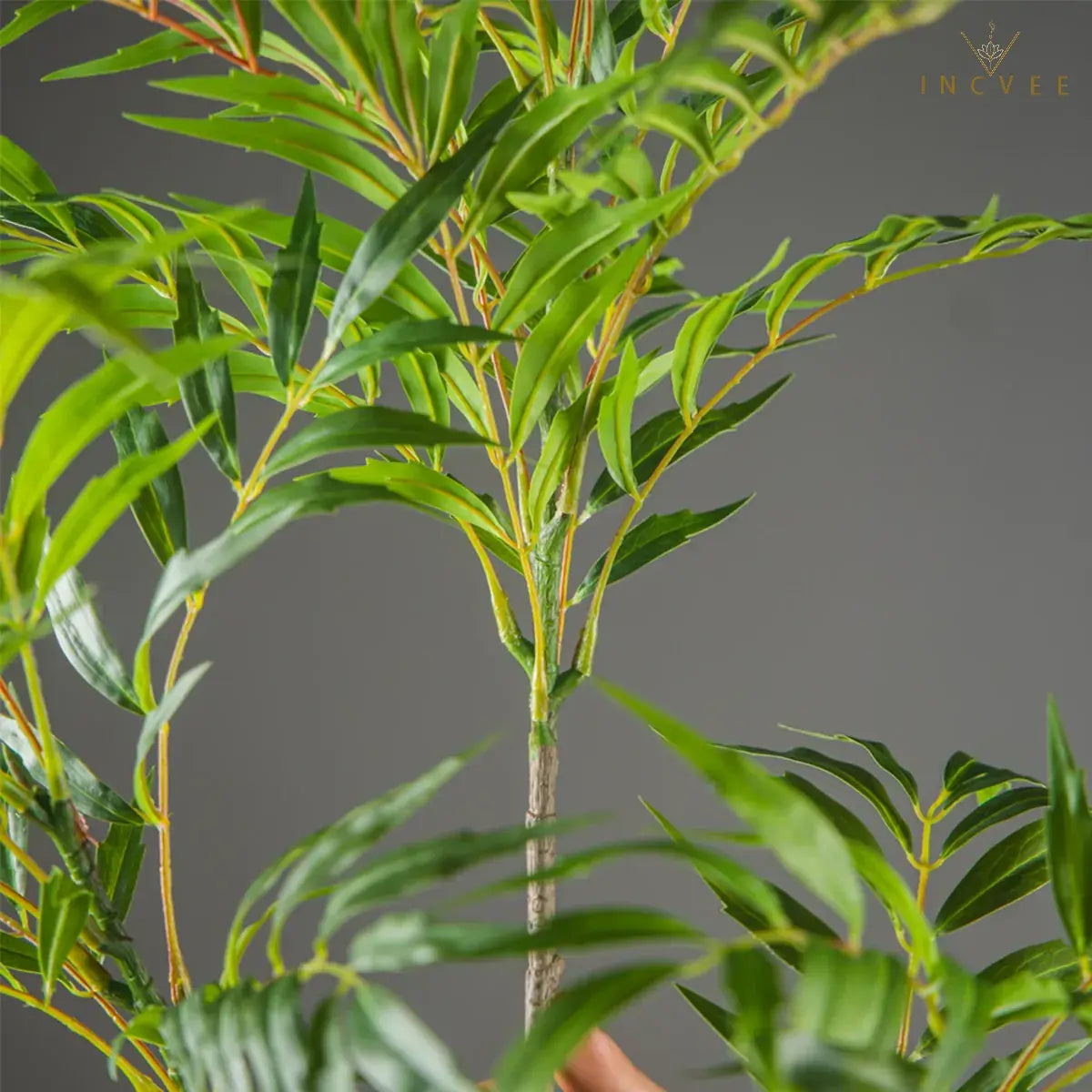 Moderner Zen-Kunstbambusbaum – Üppige, seidenweiche Blätter als Dekoration, Boden- und Eckdeko, 79–140 cm