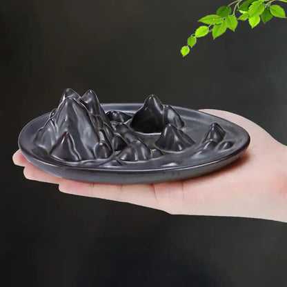 Mountain Mist Ceramic Backflow Incense Burner - Waterfall Incense Burner