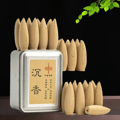 Oversized Waterfall Backflow Incense Cones - 20pcs/box Mixed Green Tea Rose Osmanthus