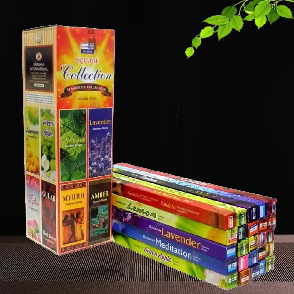 RAJ Indian Incense Sticks - 10/25 boxes/pack White Sage Lavender Rosemary