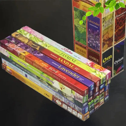 RAJ Indian Incense Sticks - 10/25 boxes/pack White Sage Lavender Rosemary