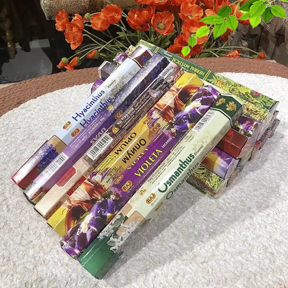 RAJ Indian Incense Sticks - 20 Sticks Money Jasmine Tibetan Sage Honeysuckle