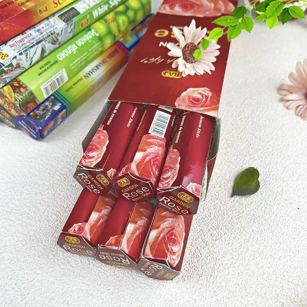 RAJ Indian Incense Sticks - 20 Sticks Money Jasmine Tibetan Sage Honeysuckle