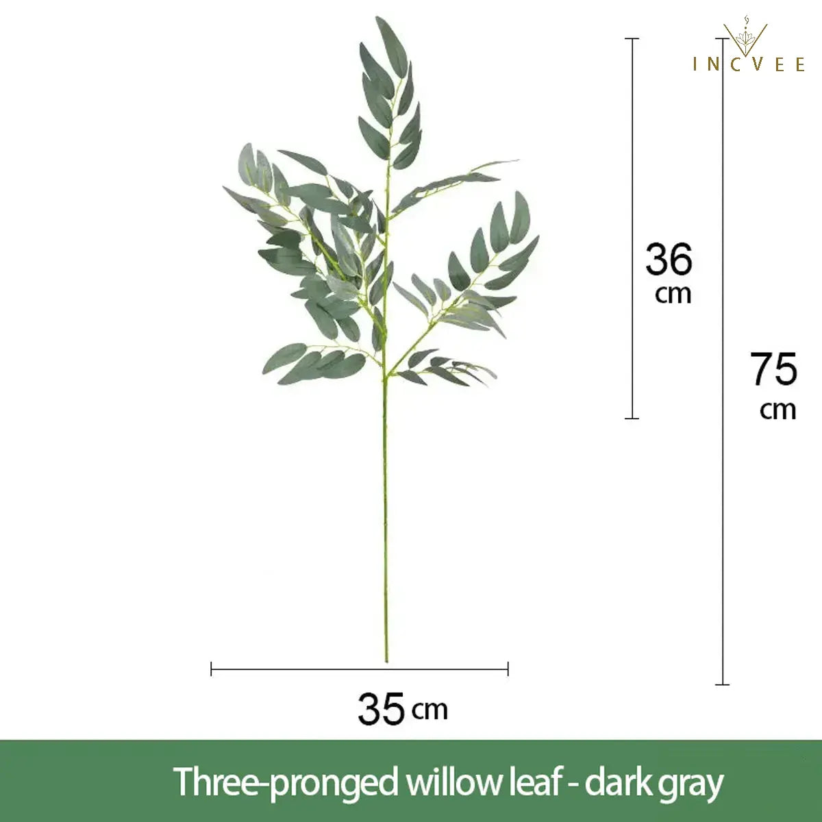 Realistische Bambus-, Weiden-, Pfirsich- und Libellenblätter – künstliches Grün im Zen-Oriental-Stil, lange und kurze Zweige