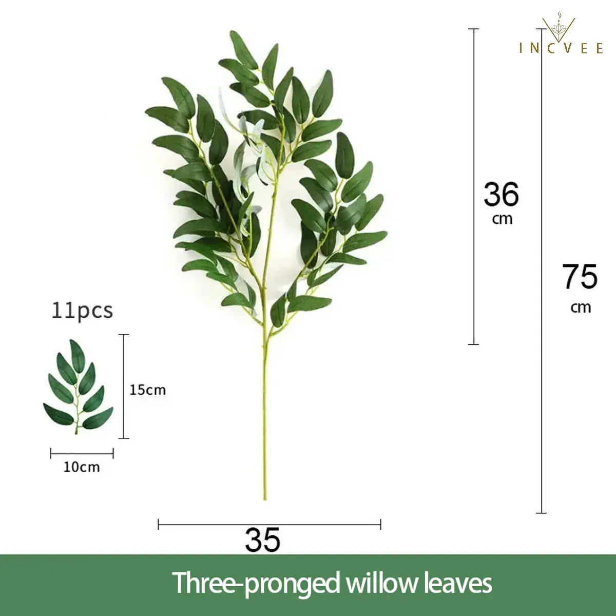 Realistische Bambus-, Weiden-, Pfirsich- und Libellenblätter – künstliches Grün im Zen-Oriental-Stil, lange und kurze Zweige