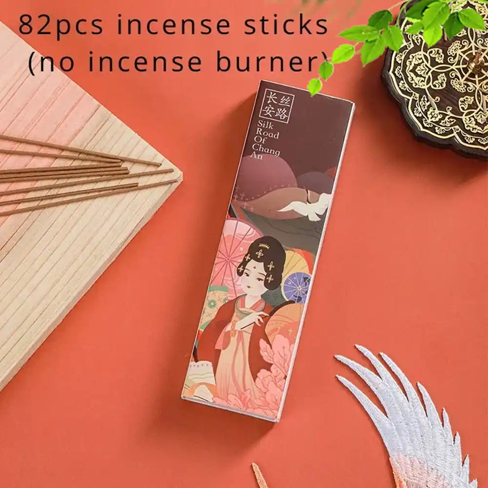 Silk Road of Chang An Incense Sticks - 58/82 Sticks of Chinese Incense Culture