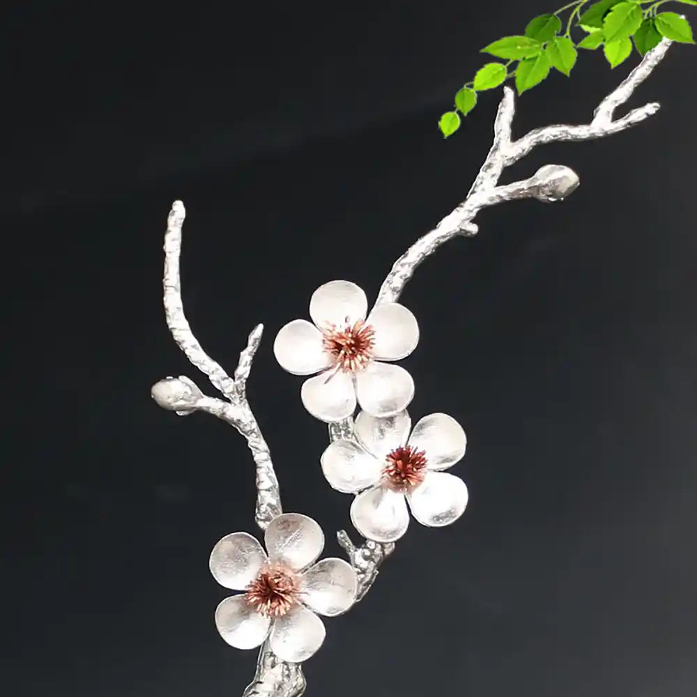 Tin Handmade Plum Blossom Incense Holder - Thailand Incense Base For Home Decor