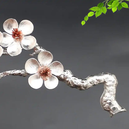 Tin Handmade Plum Blossom Incense Holder - Thailand Incense Base For Home Decor