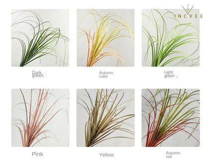 UV-beständiges künstliches Weizengras – pflegeleichtes Grün für den Außenbereich, lebendige, seidenweiche Haptik, 30–50 cm