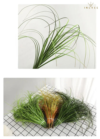UV-beständiges künstliches Weizengras – pflegeleichtes Grün für den Außenbereich, lebendige, seidenweiche Haptik, 30–50 cm