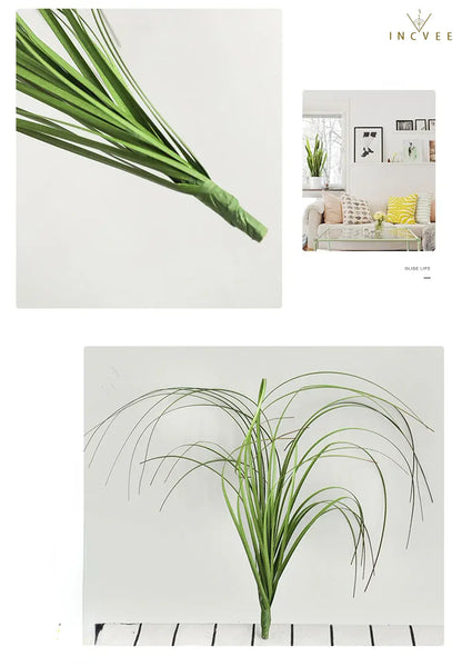 UV-beständiges künstliches Weizengras – pflegeleichtes Grün für den Außenbereich, lebendige, seidenweiche Haptik, 30–50 cm